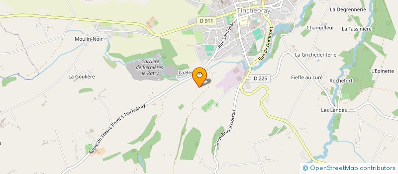 localisation de l'entreprise MAJA à TINCHEBRAY-BOCAGE