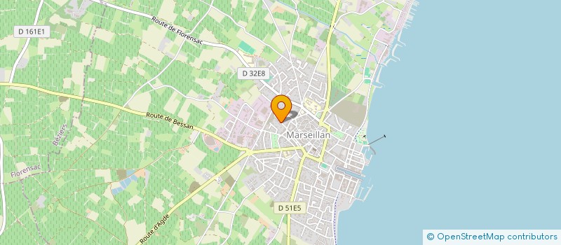 localisation de l'entreprise MAJA à MARSEILLAN