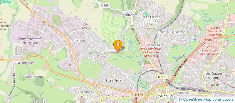 localisation de l'entreprise MAJA  ONET-LE-CHATEAU