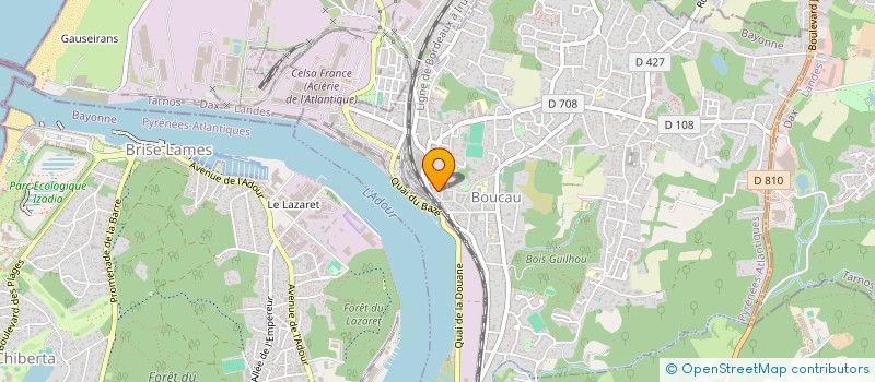 localisation de l'entreprise MAJA ARCHITECTE  BOUCAU