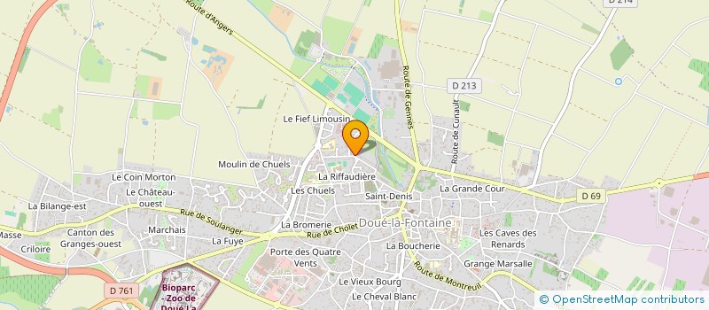 localisation de l'entreprise MAJACK  DOUE-EN-ANJOU