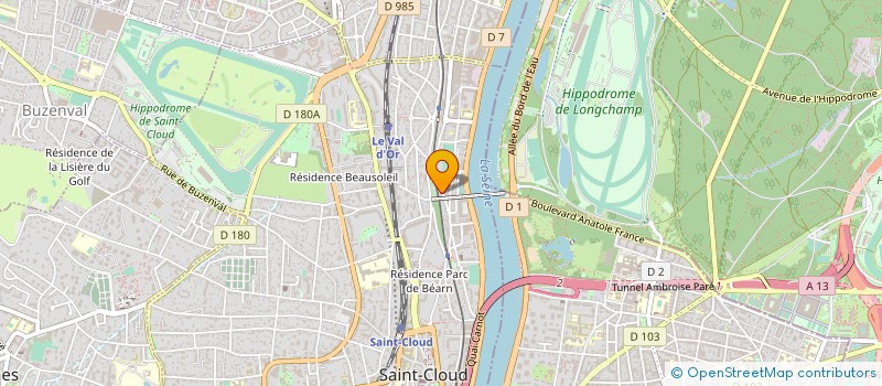 localisation de l'entreprise MAJAE CONSEIL à SAINT-CLOUD