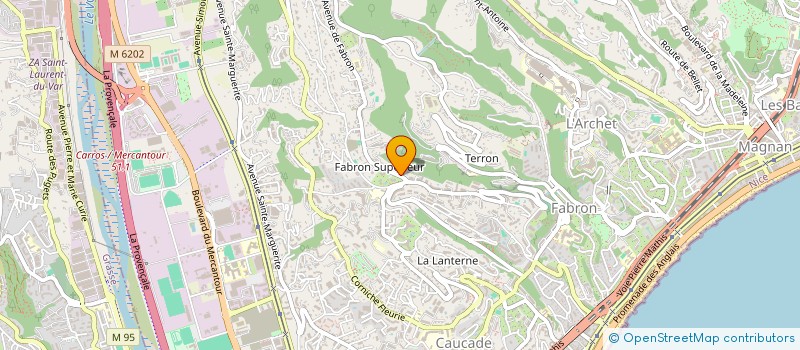 localisation de l'entreprise MAJAG à NICE