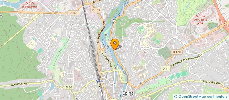 localisation de l'entreprise MAJAGO II à EPINAL