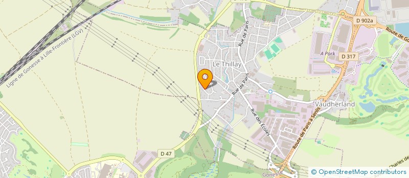 localisation de l'entreprise MAJAJUCAN  LE THILLAY