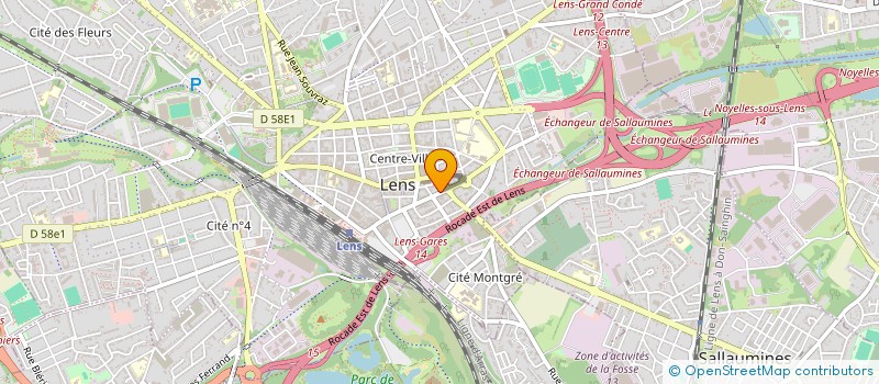 localisation de l'entreprise MAJALISS à LENS