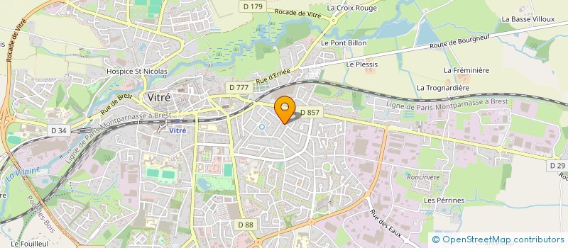 localisation de l'entreprise MAJAMUR  VITRE