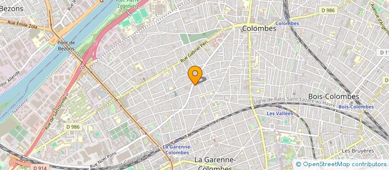 localisation de l'entreprise MAJAN CONSEIL  COLOMBES