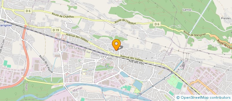 localisation de l'entreprise MAJANA  THYEZ