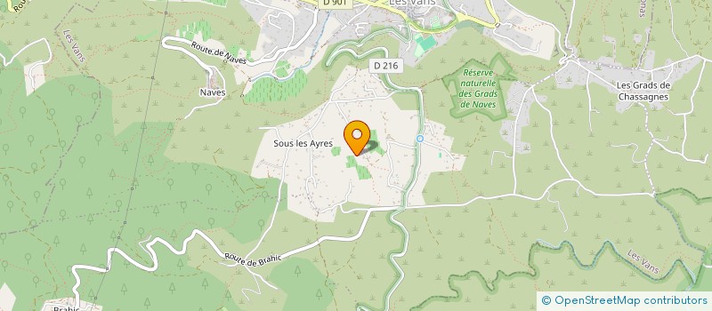 localisation de l'entreprise MAJANDRA  LES VANS