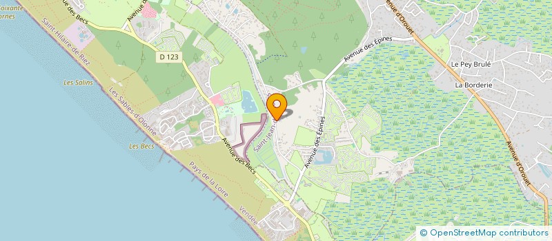 localisation de l'entreprise MAJANE  SAINT-JEAN-DE-MONTS