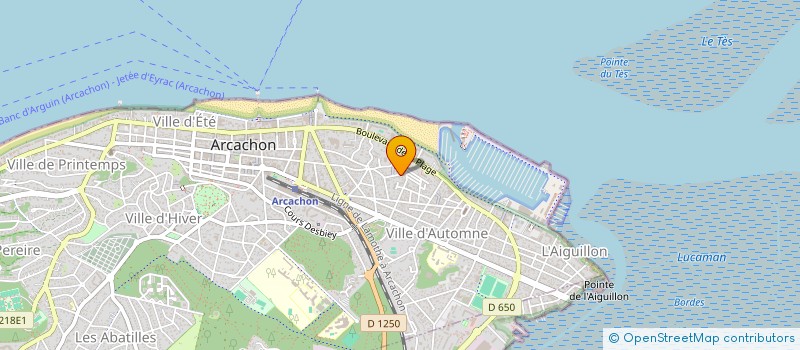 localisation de l'entreprise MAJANE  ARCACHON