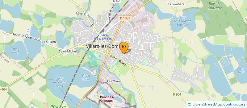 localisation de l'entreprise MAJANE PRODUCTIONS à VILLARS-LES-DOMBES