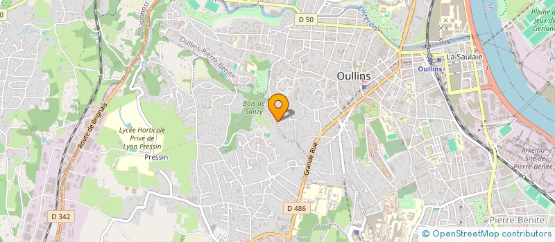 localisation de l'entreprise MAJAVI IMMO  OULLINS-PIERRE-BENITE
