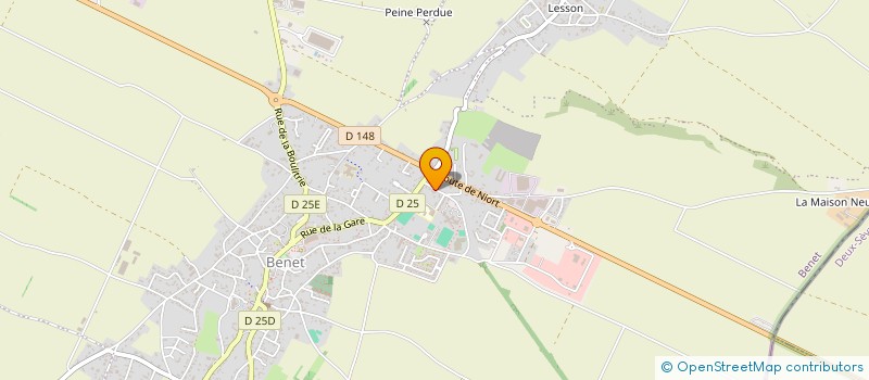 localisation de l'entreprise MAJC FAMILY  BENET