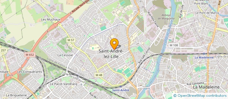 localisation de l'entreprise MAJD INVEST  SAINT-ANDRE-LEZ-LILLE