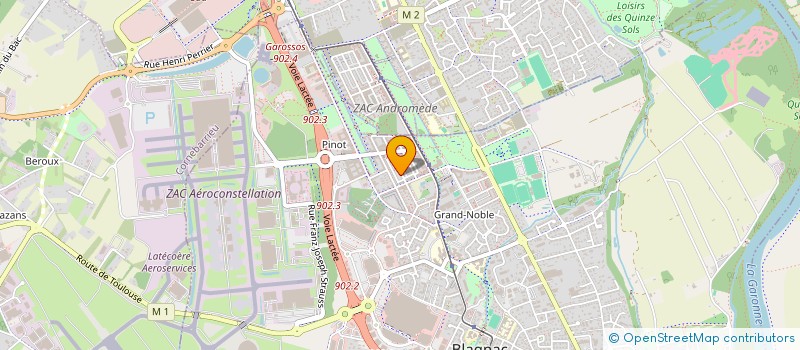 localisation de l'entreprise MAJDOLINE CREATION  BLAGNAC