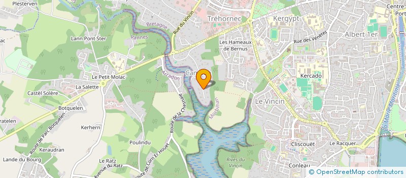 localisation de l'entreprise MAJE à VANNES