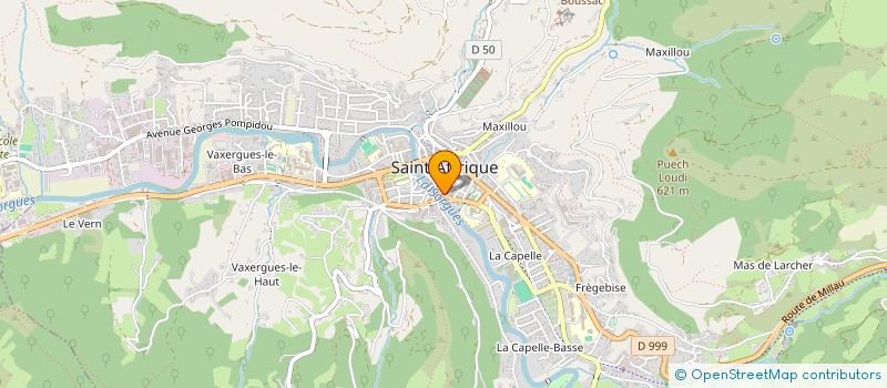 localisation de l'entreprise MAJE  SAINT-AFFRIQUE