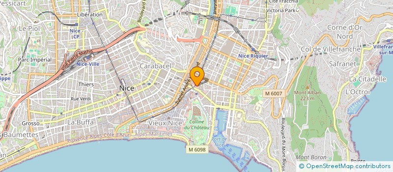 localisation de l'entreprise MAJE à NICE