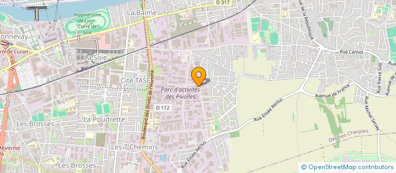 localisation de l'entreprise MAJE  DECINES-CHARPIEU