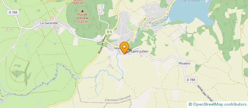 localisation de l'entreprise MAJE  AYDAT