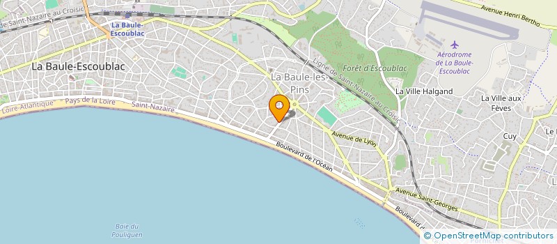 localisation de l'entreprise MAJE à LA BAULE-ESCOUBLAC