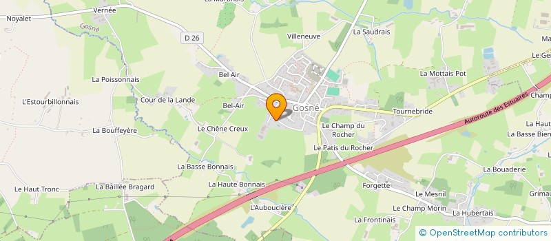 localisation de l'entreprise MAJE  GOSNE