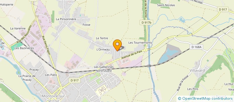 localisation de l'entreprise MAJE  MONTOIRE-SUR-LE-LOIR