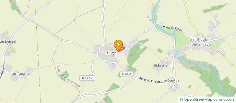 localisation de l'entreprise MAJE à SAINT-LUBIN-DE-LA-HAYE