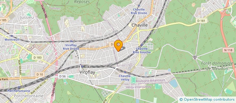 localisation de l'entreprise MAJE  CHAVILLE