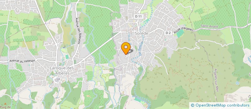 localisation de l'entreprise MAJE  SOREDE