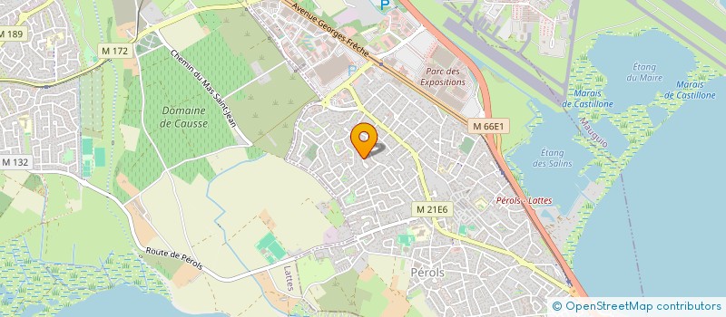 localisation de l'entreprise MAJE à PEROLS