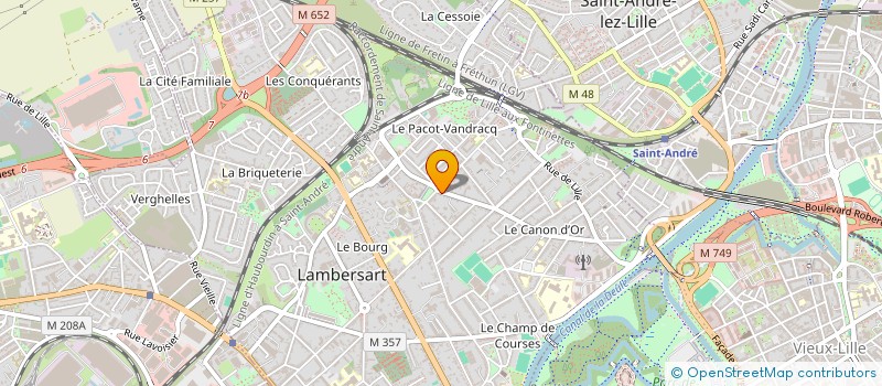 localisation de l'entreprise MAJE à LAMBERSART