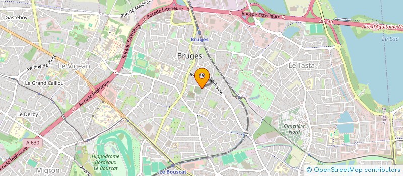 localisation de l'entreprise MAJE  BRUGES