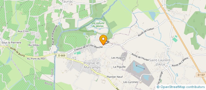 localisation de l'entreprise MAJE  PRIGNAC-ET-MARCAMPS