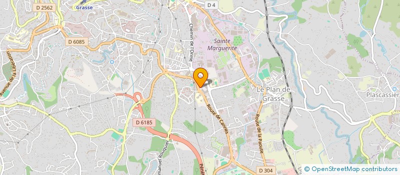 localisation de l'entreprise MAJE à GRASSE