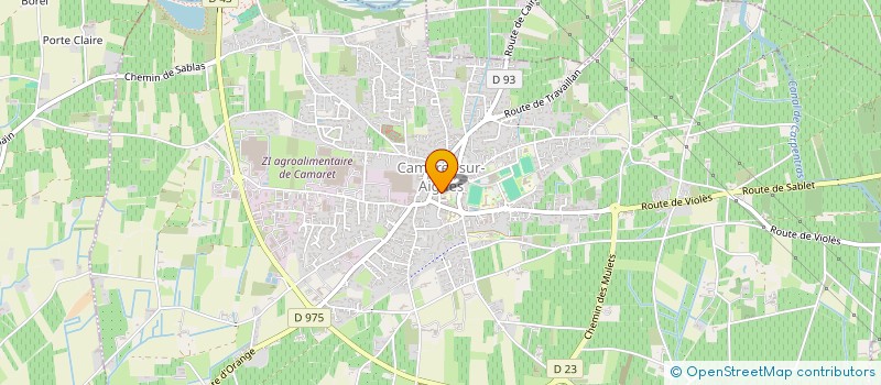 localisation de l'entreprise MAJE  CAMARET-SUR-AIGUES