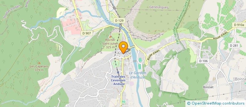 localisation de l'entreprise MAJE  ANDUZE