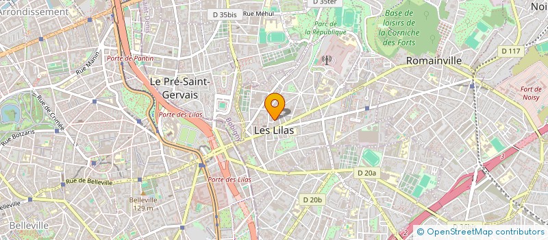 localisation de l'entreprise MAJE CONSULTING à LES LILAS