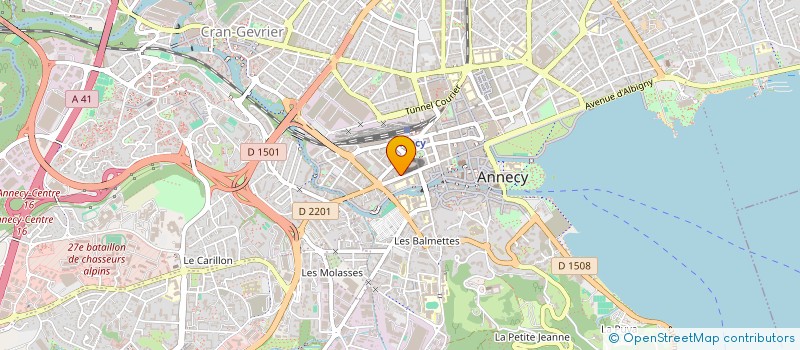 localisation de l'entreprise MAJE INVEST à ANNECY