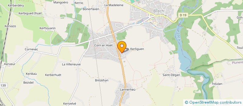 localisation de l'entreprise MAJE INVEST  BRECH