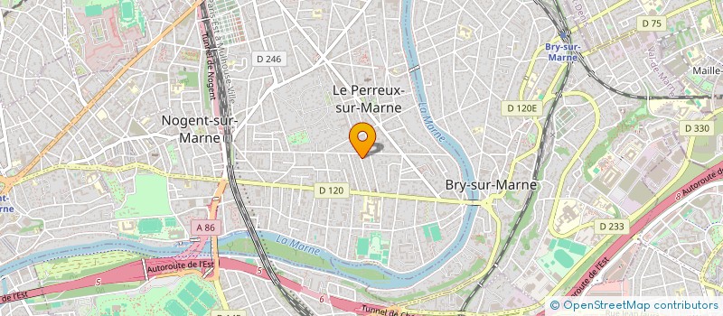 localisation de l'entreprise MAJE PARTICIPATIONS à LE PERREUX-SUR-MARNE