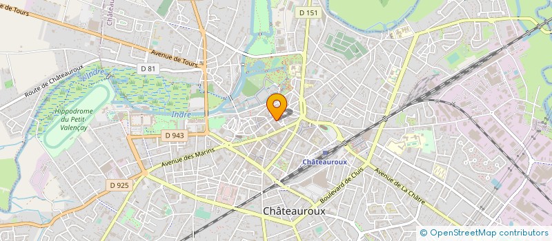 localisation de l'entreprise MAJEBA à CHATEAUROUX