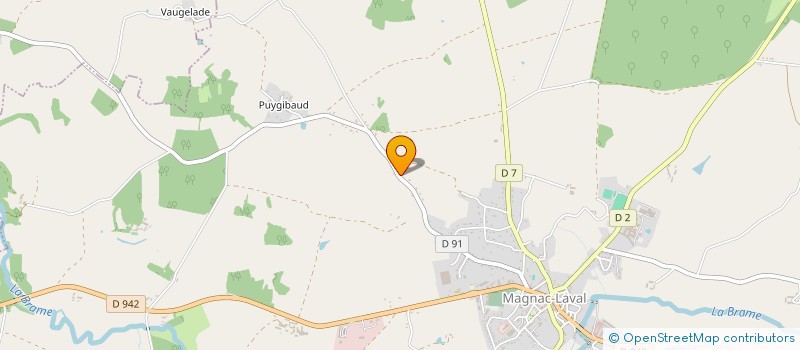 localisation de l'entreprise MAJEEL  MAGNAC-LAVAL