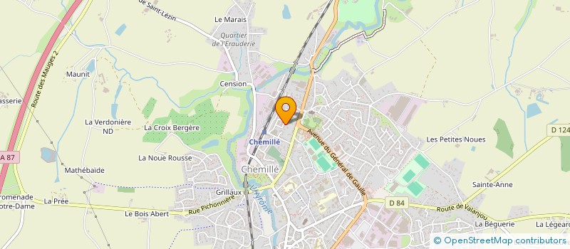 localisation de l'entreprise MAJEGUI  CHEMILLE-EN-ANJOU