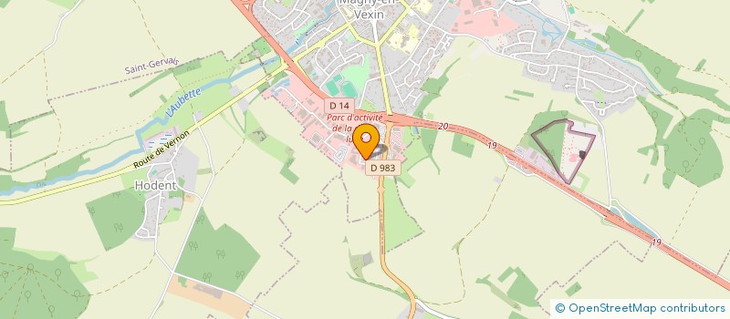 localisation de l'entreprise MAJELAM AUTO  MAGNY-EN-VEXIN