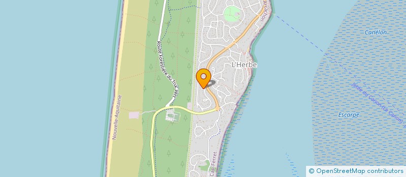 localisation de l'entreprise MAJELAU INVEST  LEGE-CAP-FERRET