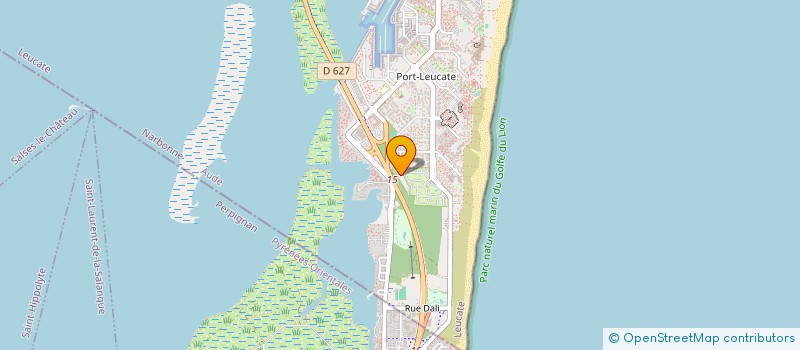 localisation de l'entreprise MAJELI  LEUCATE