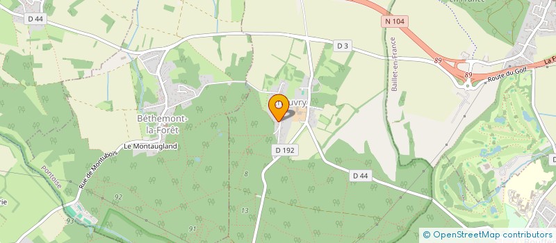 localisation de l'entreprise MAJELOTTE  CHAUVRY